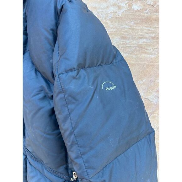 BOGNER Goose Down Filled Quilted Cropped Black Jacket Coat Womens size 12 M L - Picture 2 of 8